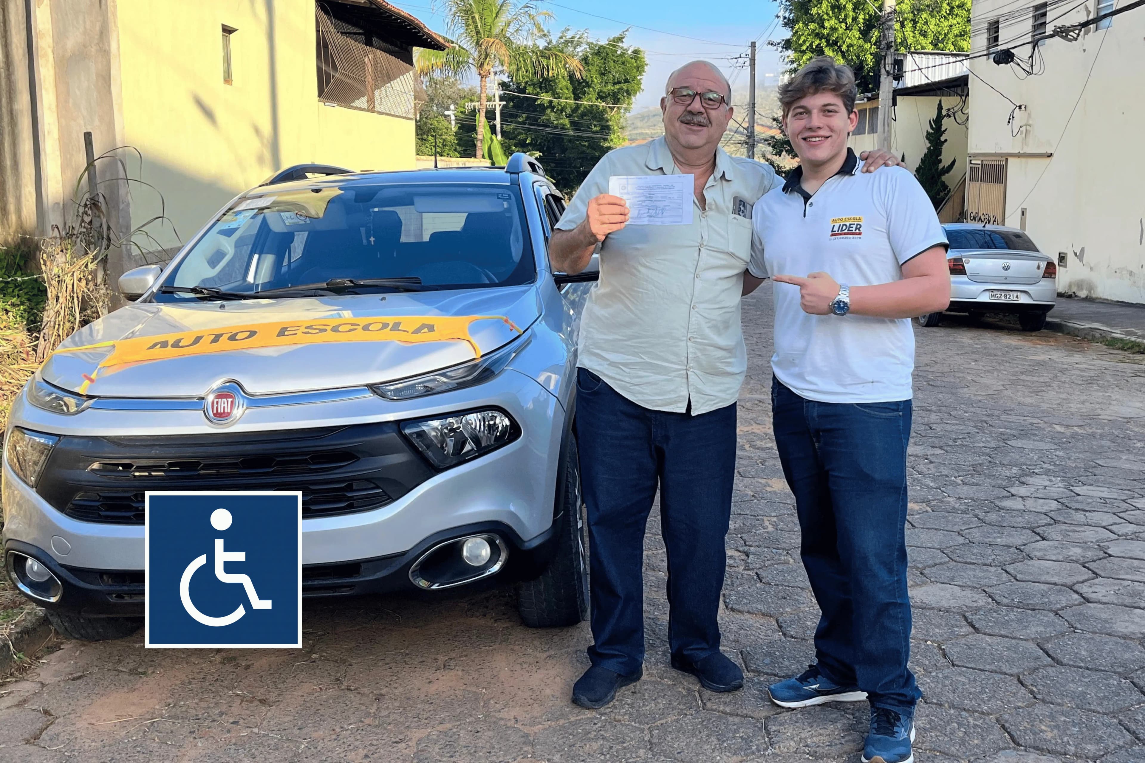 Tire sua CNH para PCD