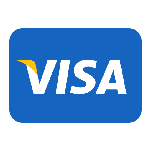 Cartão de crédito Visa aceito